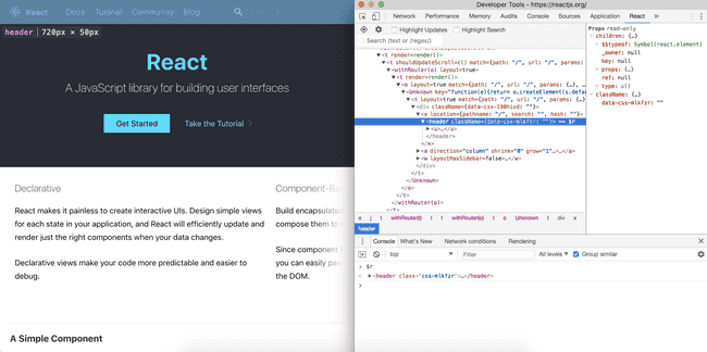 react developer tools