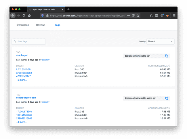docker-hub-tags