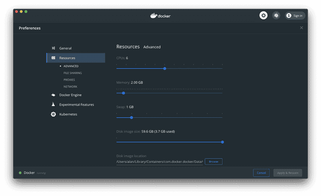 docker-memory